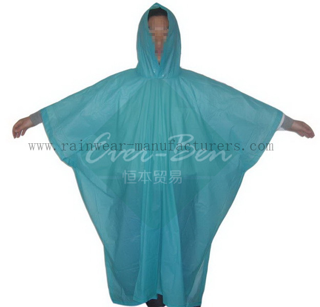 PVC mens waterproof poncho